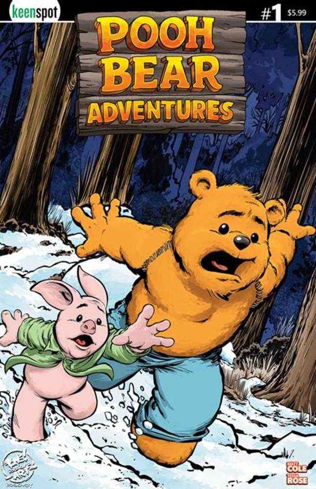 Pooh Bear Adventures #1 Cover B Tone Rodriguez (Bagged With Trading Card) PRESALE Orders due 12/22