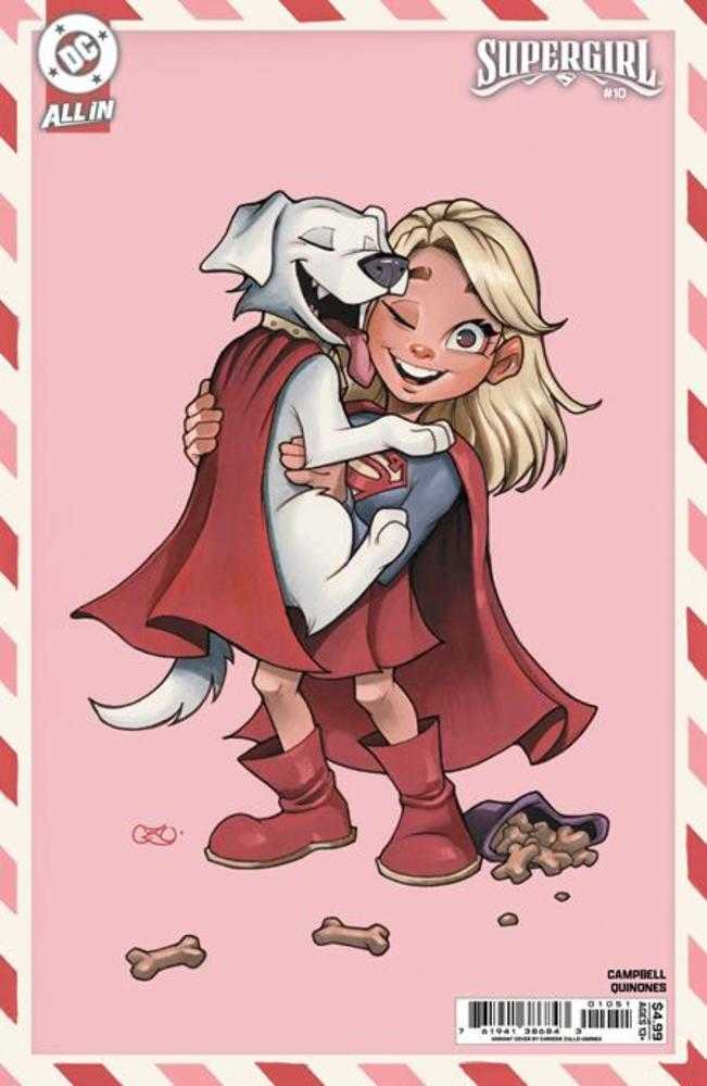 Stock Photo of  Supergirl #10 Cover E Chrissie Zullo Valentines Day Card Stock Variant DC Comics Comics sold by Stronghold Collectibles of Acadiana Lafayette, LA