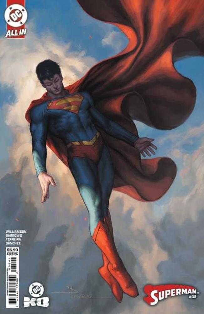 Stock Photo of  Superman #35 Cover D Davide Paratore Card Stock Variant (DC K.O.) DC Comics Comics sold by Stronghold Collectibles of Acadiana Lafayette, LA