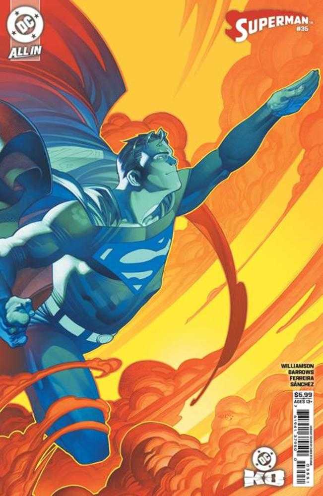 Stock Photo of  Superman #35 Cover E Chris Stevens Card Stock Variant (DC K.O.) DC Comics Comics sold by Stronghold Collectibles of Acadiana Lafayette, LA