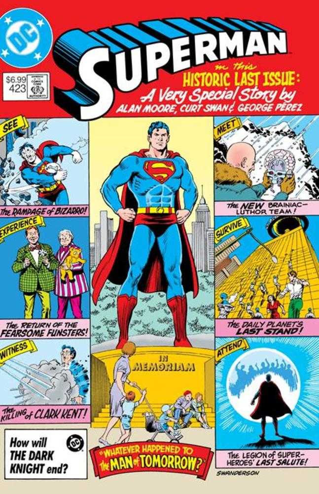 Stock Photo of  Superman #423 Facsimile Edition Cover B Curt Swan Foil Variant (Whatever Happened To The Man Of Tomorrow Part 1 Of 2) DC Comics Comics sold by Stronghold Collectibles of Acadiana Lafayette, LA