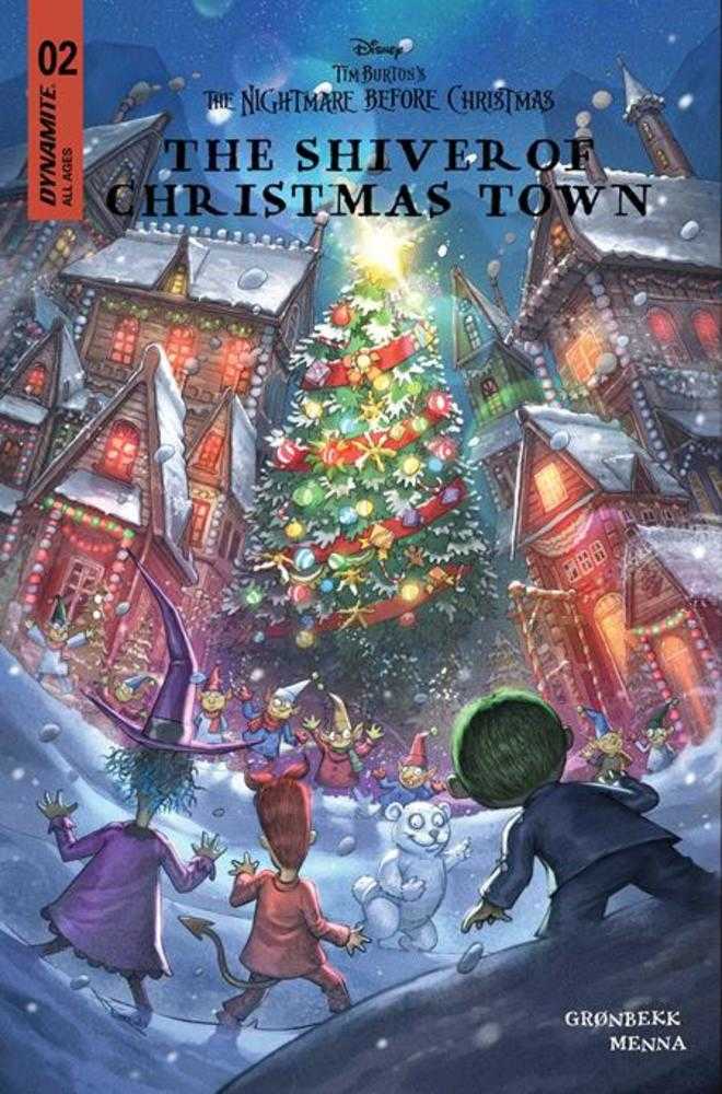 Stock Photo of  Tim Burtons The Nightmare Before Christmas The Shiver Of Christmas Town #2 Cover C Alan Quah Variant Dynamite Entertainment Comics sold by Stronghold Collectibles of Acadiana Lafayette, LA