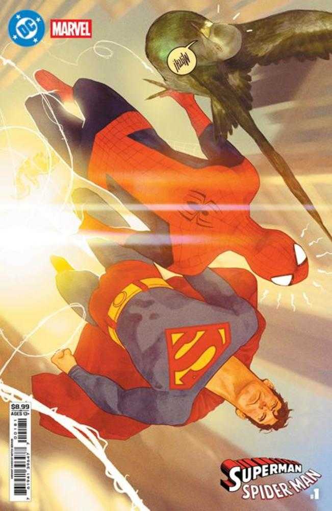 Stock Photo of  DC Marvel Superman Spider-Man #1 (One Shot) Cover H Mitch Gerads Card Stock Variant DC Comics Comics sold by Stronghold Collectibles of Acadiana Lafayette, LA
