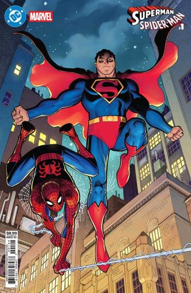 Stock Photo of  DC Marvel Superman Spider-Man #1 (One Shot) Cover L Arthur Adams Card Stock Variant DC Comics Comics sold by Stronghold Collectibles of Acadiana Lafayette, LA