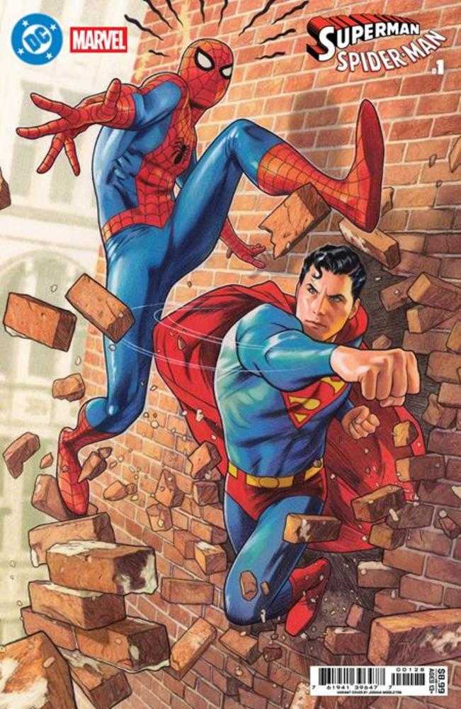 Stock Photo of  DC Marvel Superman Spider-Man #1 (One Shot) Cover P Joshua Middleton Card Stock Variant DC Comics Comics sold by Stronghold Collectibles of Acadiana Lafayette, LA