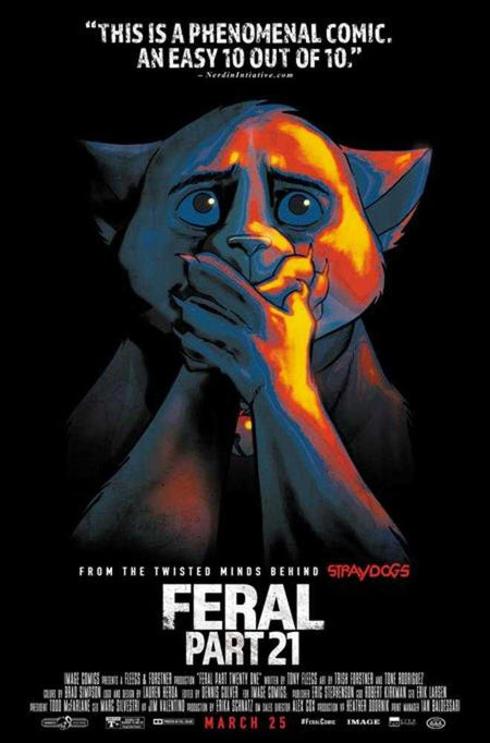 Stock Photo of  Feral #21 Cover B Trish Forstner & Allen Passalaqua Variant Image Comics Comics sold by Stronghold Collectibles of Acadiana Lafayette, LA