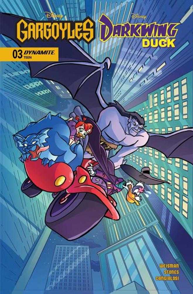 Stock Photo of  Gargoyles Darkwing Duck #3 Cover A Tad Stones Dynamite Entertainment Comics sold by Stronghold Collectibles of Acadiana Lafayette, LA