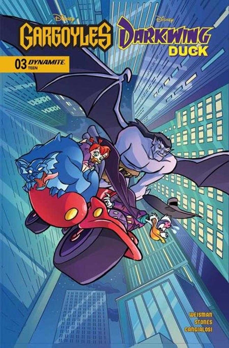 Stock Photo of  Gargoyles Darkwing Duck #3 Cover A Tad Stones Dynamite Entertainment Comics sold by Stronghold Collectibles of Acadiana Lafayette, LA
