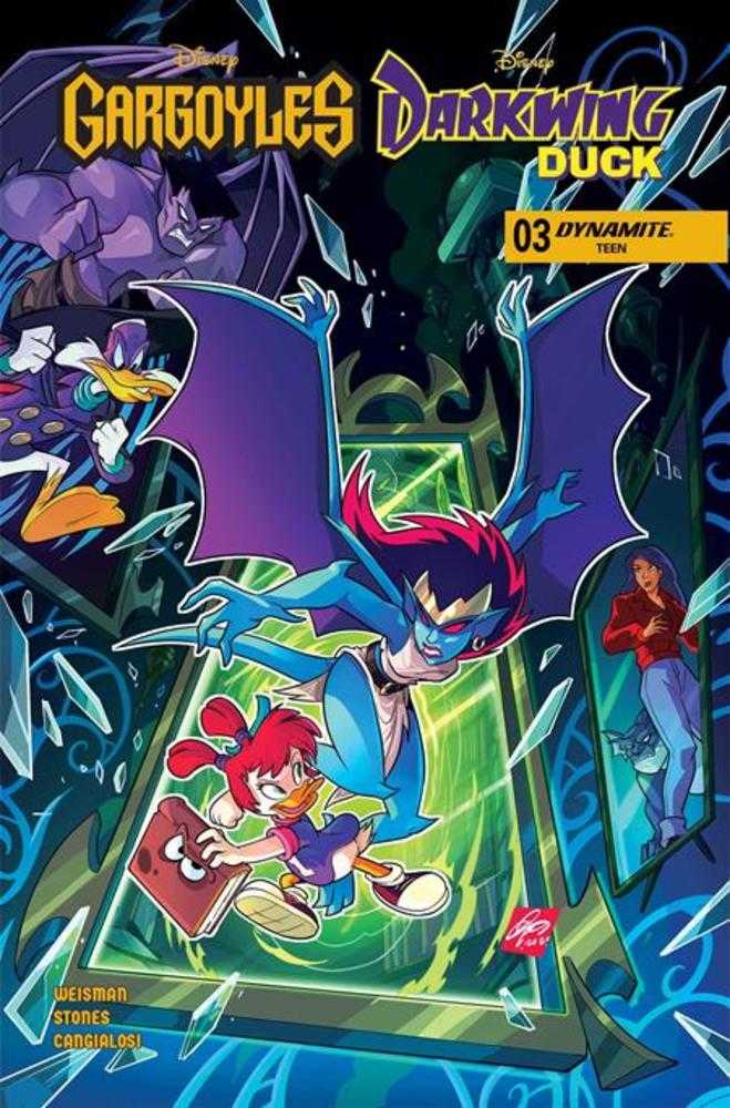 Stock Photo of  Gargoyles Darkwing Duck #3 Cover D Ciro Cangialosi Variant Dynamite Entertainment Comics sold by Stronghold Collectibles of Acadiana Lafayette, LA