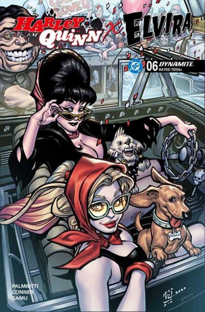 Stock Photo of  Harley Quinn X Elvira #6 Cover B Chad Hardin Variant Dynamite Entertainment Comics sold by Stronghold Collectibles of Acadiana Lafayette, LA