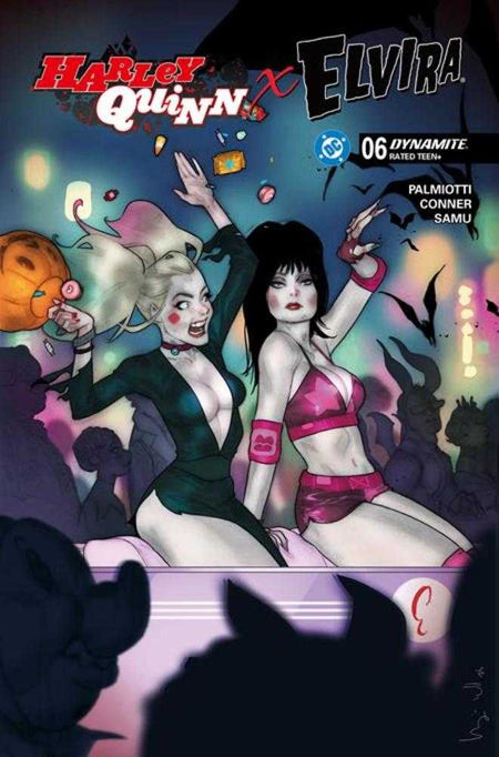 Stock Photo of  Harley Quinn X Elvira #6 Cover D Ben Caldwell Variant Dynamite Entertainment Comics sold by Stronghold Collectibles of Acadiana Lafayette, LA