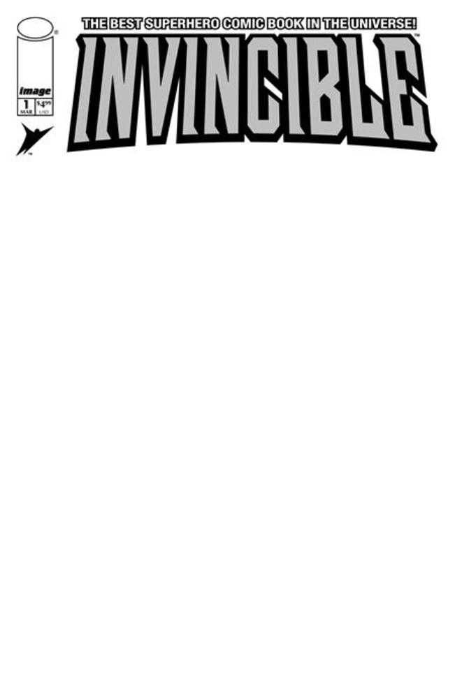 Stock Photo of  Invincible Foil Edition #1 Reprint Cover D Blank Sketch Variant Image Comics Comics sold by Stronghold Collectibles of Acadiana Lafayette, LA