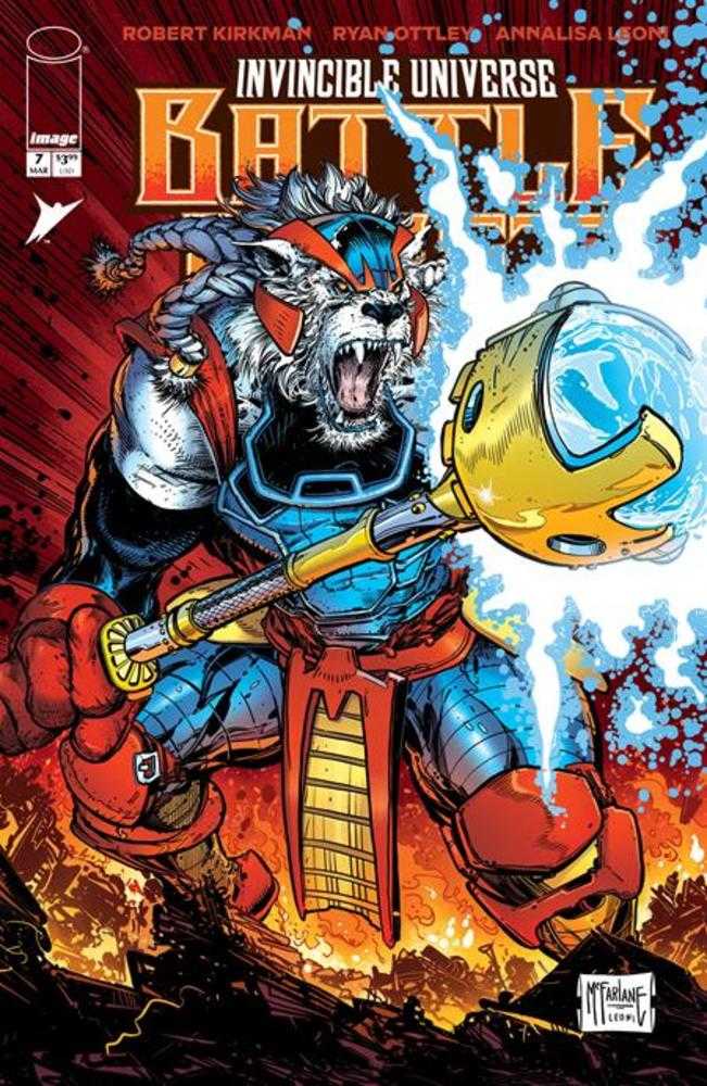 Stock Photo of  Invincible Universe Battle Beast #7 Cover B Todd McFarlane & Annalisa Leoni Variant Image Comics Comics sold by Stronghold Collectibles of Acadiana Lafayette, LA