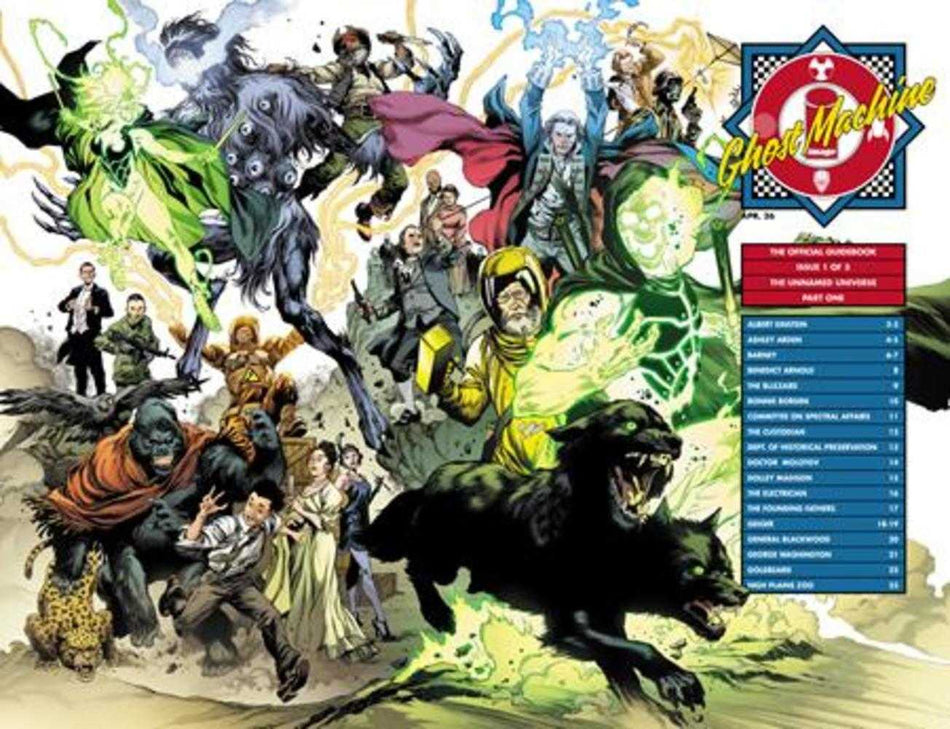 Stock Photo of  Ghost Machine The Official Guidebook #1 (Of 5) Cover C Ivan Reis & Danny Miki Wraparound Variant Image Comics Comics sold by Stronghold Collectibles of Acadiana Lafayette, LA