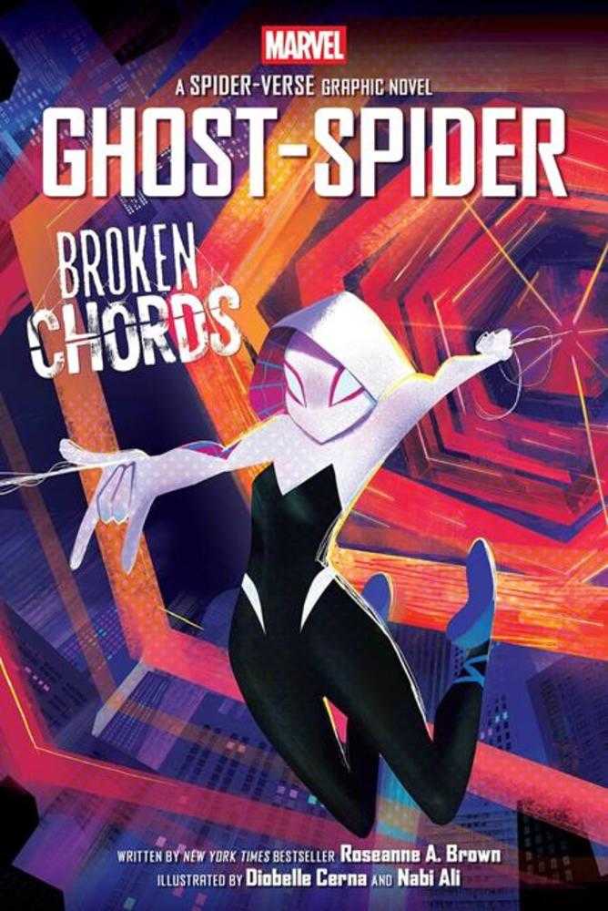 Stock Photo of  Ghost Spider Broken Chords TPB An Original Spider Gwen Graphic Novel Scholastic Inc. Graphic Novels sold by Stronghold Collectibles of Acadiana Lafayette, LA