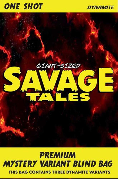 Stock Photo of  Giant Sized Savage Tales (One Shot) Cover F Blind Bag Variant Dynamite Entertainment Comics sold by Stronghold Collectibles of Acadiana Lafayette, LA