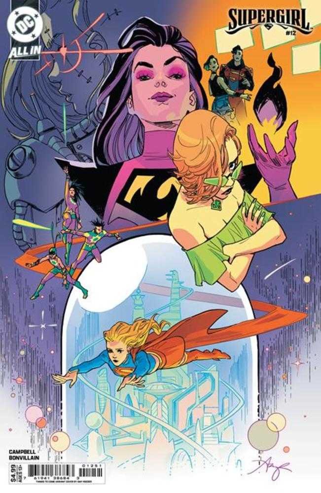 Stock Photo of  Supergirl #12 Cover E Amy Reeder Things To Come Card Stock Variant (The Reign Of The Superboys) DC Comics Comics sold by Stronghold Collectibles of Acadiana Lafayette, LA