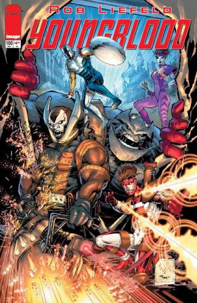 Stock Photo of  Youngblood #100 Cover D Whilce Portacio Variant Image Comics Comics sold by Stronghold Collectibles of Acadiana Lafayette, LA