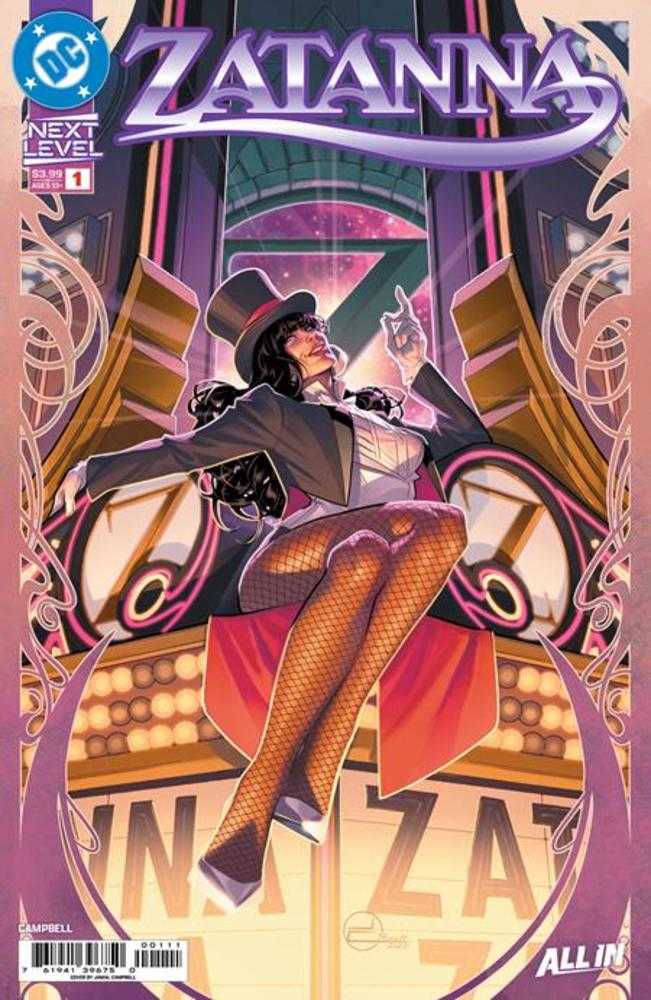 Stock Photo of  Zatanna (2026) #1 Cover A Jamal Campbell DC Comics Comics sold by Stronghold Collectibles of Acadiana Lafayette, LA