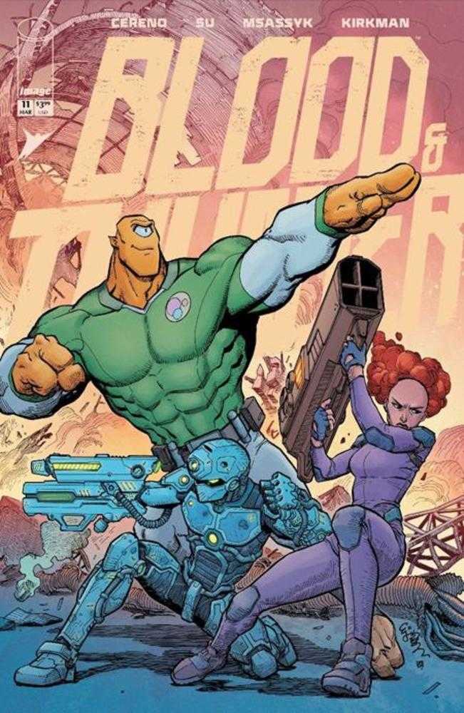 Stock Photo of  Blood & Thunder #11 Cover E Ej Su & Msassyk Invincible Team Up Variant (Mature) Image Comics Comics sold by Stronghold Collectibles of Acadiana Lafayette, LA