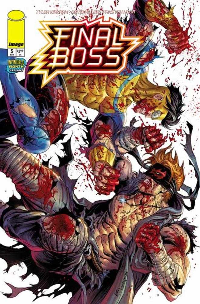 Stock Photo of  Final Boss #5 Cover G Tyler Kirkham Invincible Team Up Variant (Mature) Image Comics Comics sold by Stronghold Collectibles of Acadiana Lafayette, LA