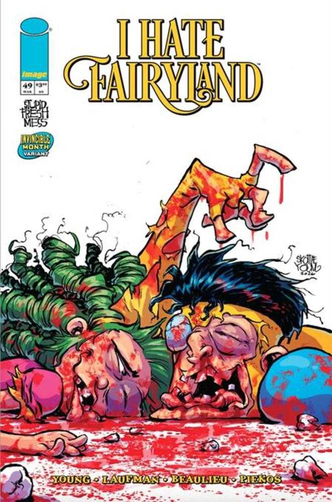 Stock Photo of  I Hate Fairyland #49 Cover D Skottie Young Invincible Team Up Variant Image Comics Comics sold by Stronghold Collectibles of Acadiana Lafayette, LA