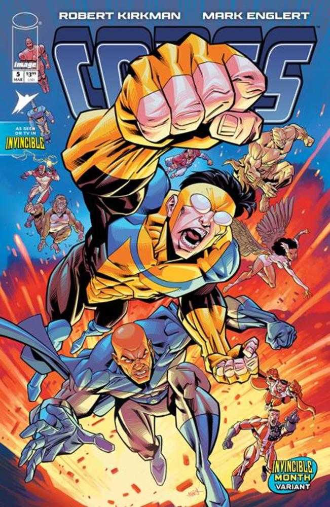 Stock Photo of  Invincible Universe Capes #5 Cover F Mark Englert Invincible Team Up Variant Image Comics Comics sold by Stronghold Collectibles of Acadiana Lafayette, LA