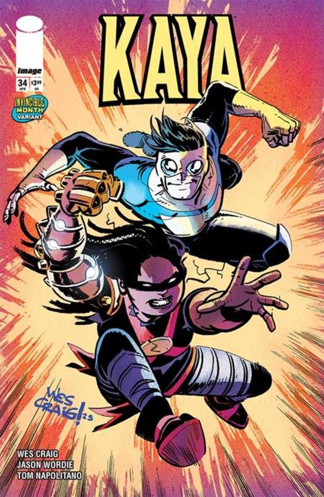 Stock Photo of  Kaya #34 Cover C Wes Craig Invincible Team Up Variant Image Comics Comics sold by Stronghold Collectibles of Acadiana Lafayette, LA