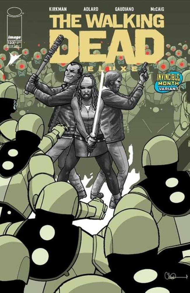 Stock Photo of  Walking Dead Deluxe #133 Cover E David Finch & Dave Mccaig Invincible Team Up Variant (Mature) Image Comics Comics sold by Stronghold Collectibles of Acadiana Lafayette, LA