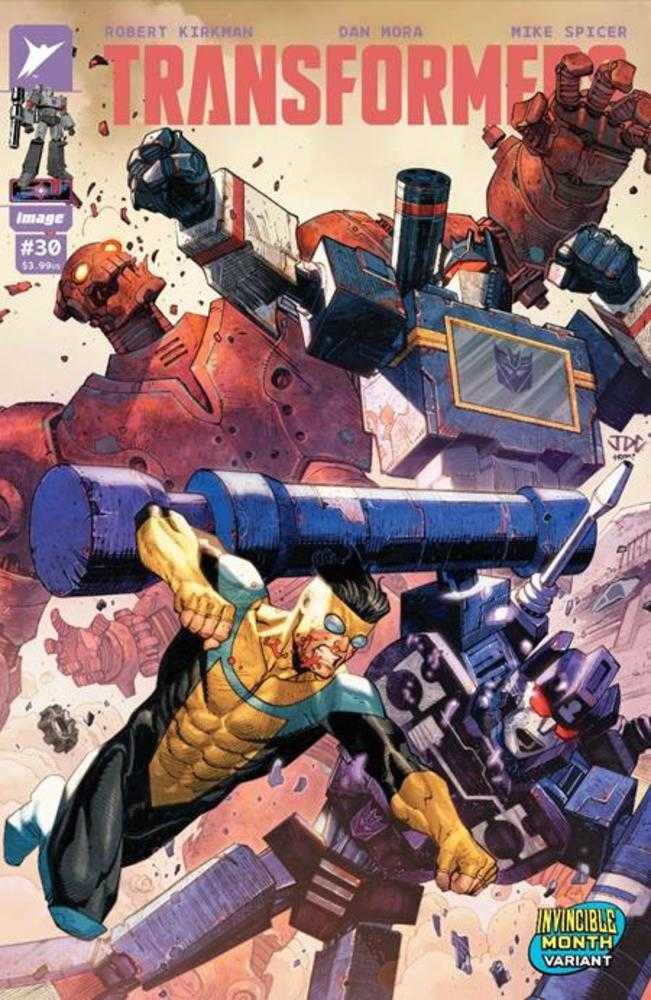 Stock Photo of  Transformers #30 Cover F Josh Cassara Invincible Team Up Variant Image Comics Comics sold by Stronghold Collectibles of Acadiana Lafayette, LA