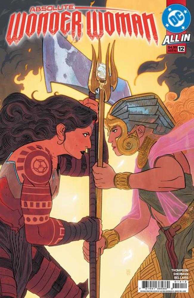 Stock Photo of  Absolute Wonder Woman #12 2nd Print Cover A Hayden Sherman DC Comics Comics sold by Stronghold Collectibles of Acadiana Lafayette, LA