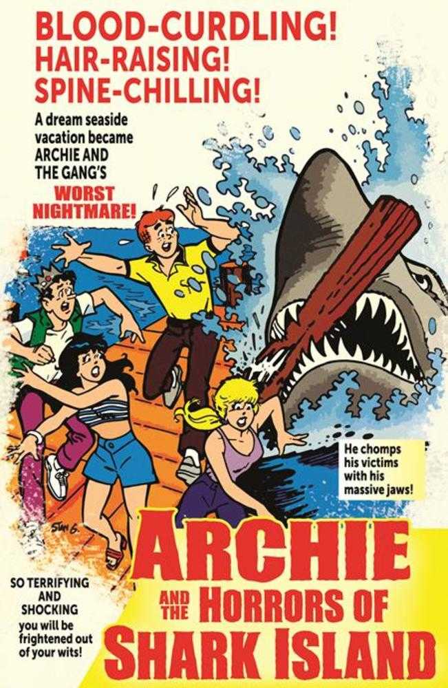 Stock Photo of  Archies TV Laugh Out #79 Facsimile Edition Cover B Stan Goldberg Jaws Parody Movie Poster Variant Archie Comics Comics sold by Stronghold Collectibles of Acadiana Lafayette, LA