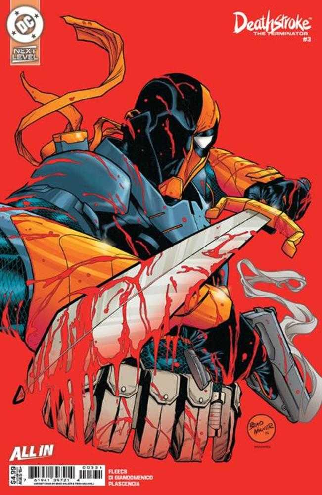 Stock Photo of  Deathstroke The Terminator #3 Cover C Brad Walker Card Stock Variant DC Comics Comics sold by Stronghold Collectibles of Acadiana Lafayette, LA