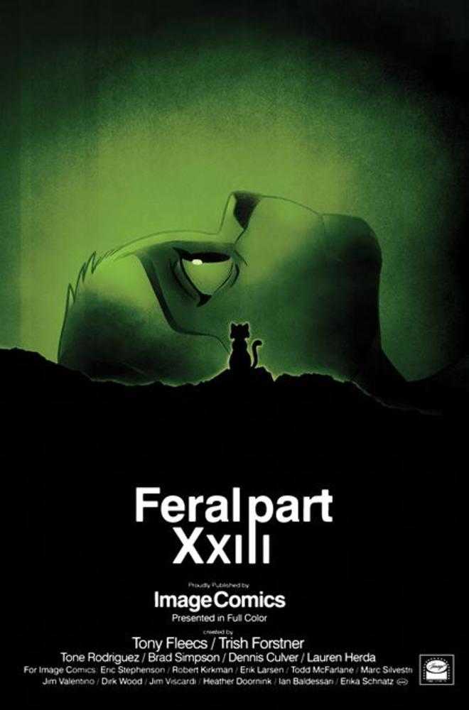 Stock Photo of  Feral #23 Cover B Tony Fleecs & Allen Passalaqua Homage Variant Image Comics Comics sold by Stronghold Collectibles of Acadiana Lafayette, LA