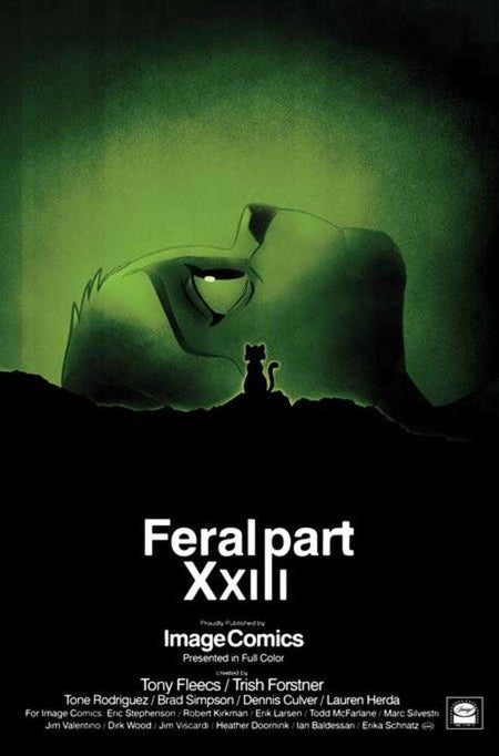 Stock Photo of  Feral #23 Cover B Tony Fleecs & Allen Passalaqua Homage Variant Image Comics Comics sold by Stronghold Collectibles of Acadiana Lafayette, LA