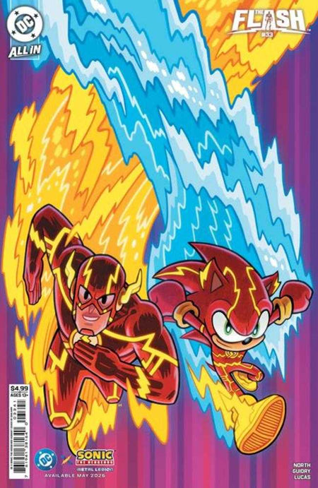 Stock Photo of  Flash #33 Cover D Dan Hipp DC X Sonic Card Stock Variant DC Comics Comics sold by Stronghold Collectibles of Acadiana Lafayette, LA