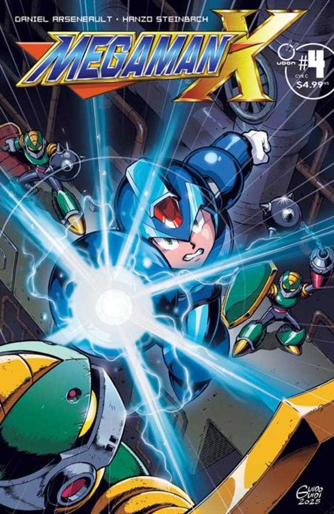 Stock Photo of  Mega Man X #4 (Of 5) Cover C Guido Guidi Variant Udon Entertainment Comics sold by Stronghold Collectibles of Acadiana Lafayette, LA