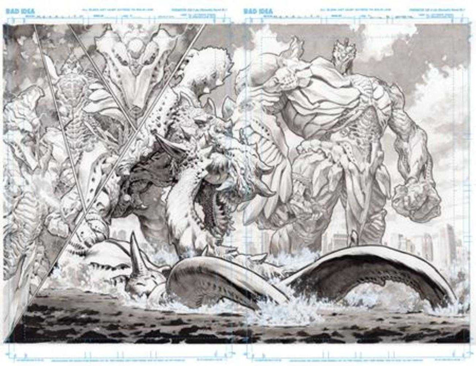 Stock Photo of  Olympus Saga Megalith #1 (Of 4) Cover D Lewis Larosa Original Art Edition 1 Variant Bad Idea Comics sold by Stronghold Collectibles of Acadiana Lafayette, LA