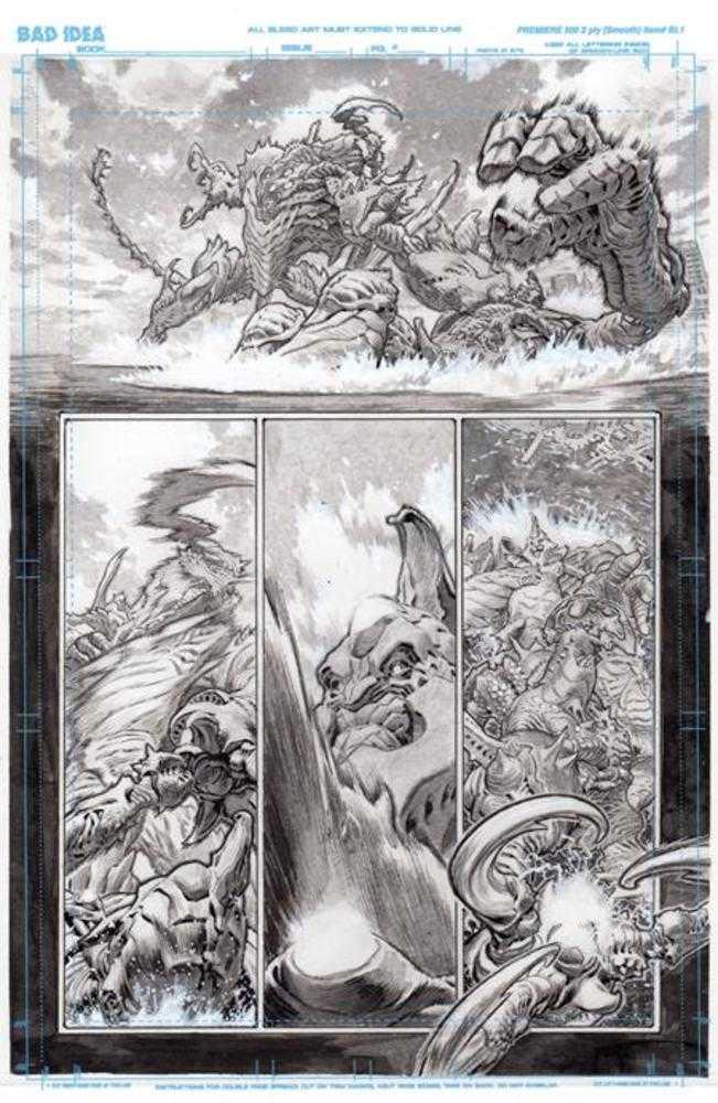 Stock Photo of  Olympus Saga Megalith #1 (Of 4) Cover H Lewis Larosa Original Art Edition 5 Variant Bad Idea Comics sold by Stronghold Collectibles of Acadiana Lafayette, LA