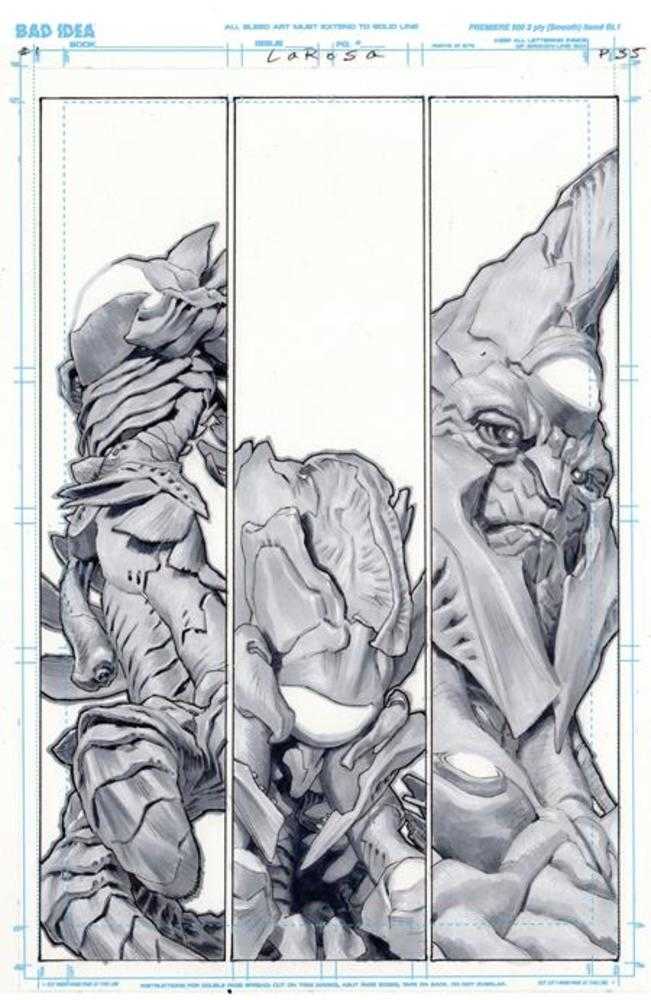 Stock Photo of  Olympus Saga Megalith #1 (Of 4) Cover V Lewis Larosa Original Art Edition 19 Variant Bad Idea Comics sold by Stronghold Collectibles of Acadiana Lafayette, LA