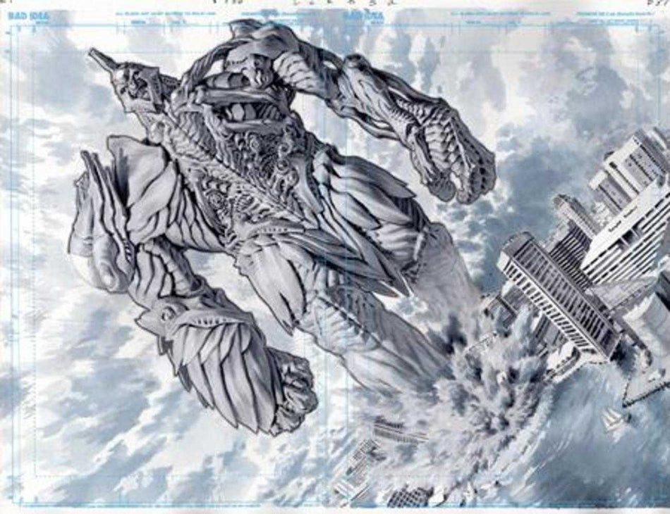 Stock Photo of  Olympus Saga Megalith #1 (Of 4) Cover W Lewis Larosa Original Art Edition 20 Variant Bad Idea Comics sold by Stronghold Collectibles of Acadiana Lafayette, LA