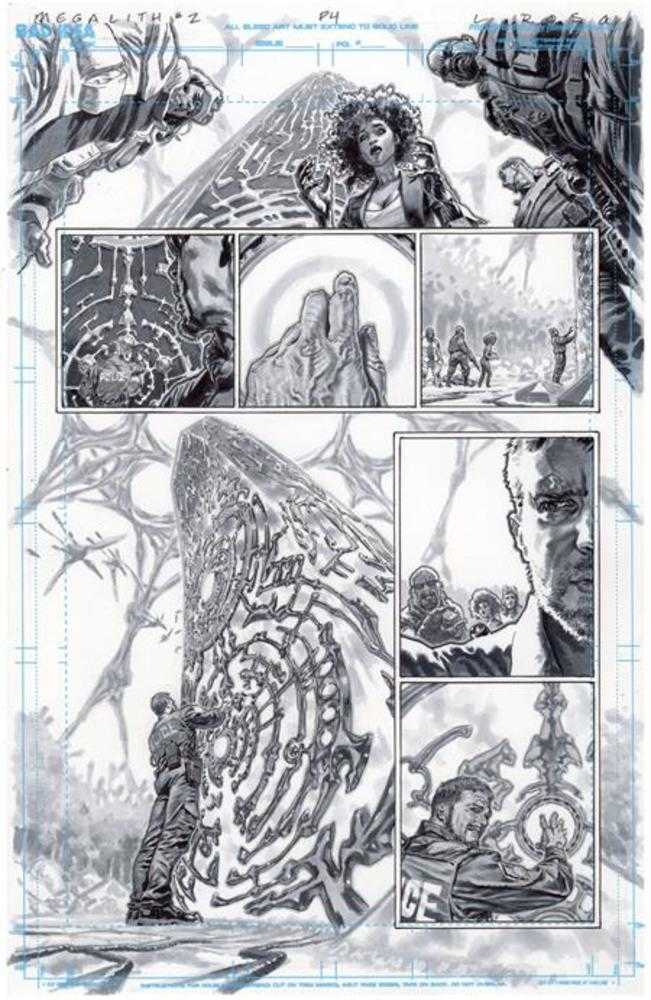 Stock Photo of  Olympus Saga Megalith #1 (Of 4) Cover X Lewis Larosa Original Art Edition 21 Variant Bad Idea Comics sold by Stronghold Collectibles of Acadiana Lafayette, LA