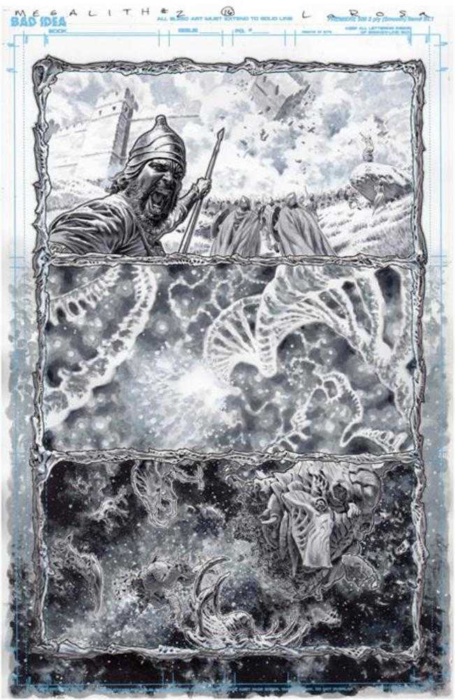 Stock Photo of  Olympus Saga Megalith #1 (Of 4) Cover Zb Lewis Larosa Original Art Edition 25 Variant Bad Idea Comics sold by Stronghold Collectibles of Acadiana Lafayette, LA