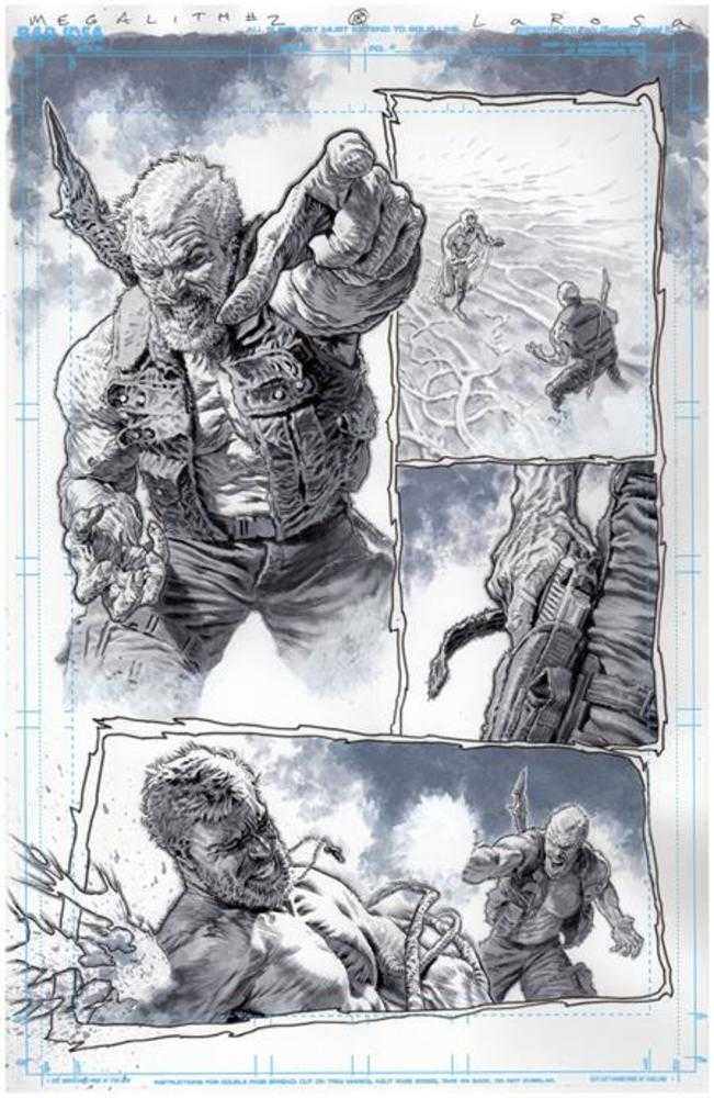 Stock Photo of  Olympus Saga Megalith #1 (Of 4) Cover Zd Lewis Larosa Original Art Edition 27 Variant Bad Idea Comics sold by Stronghold Collectibles of Acadiana Lafayette, LA