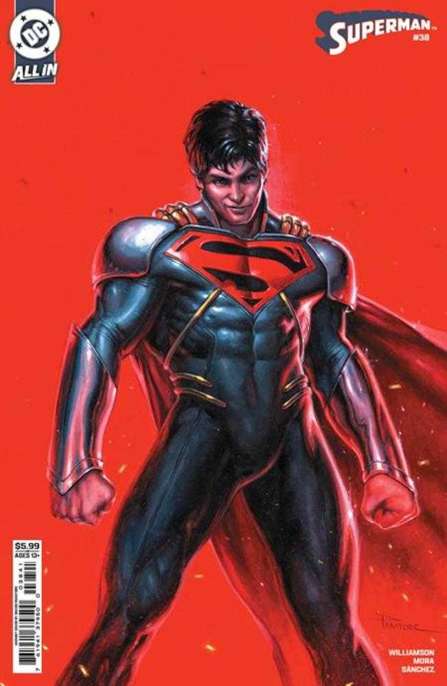 Stock Photo of  Superman #38 Cover D Davide Paratore Card Stock Variant (The Reign Of The Superboys) DC Comics Comics sold by Stronghold Collectibles of Acadiana Lafayette, LA