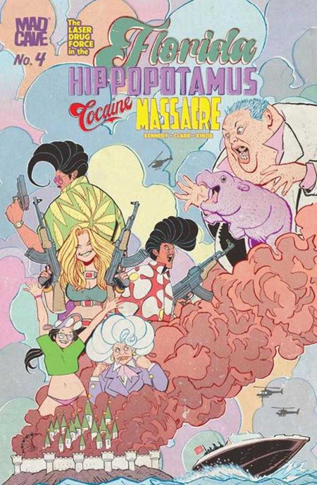 Stock Photo of  Florida Hippopotamus Cocaine Massacre #4 (Of 4) (Mature) Mad Cave Studios Comics sold by Stronghold Collectibles of Acadiana Lafayette, LA