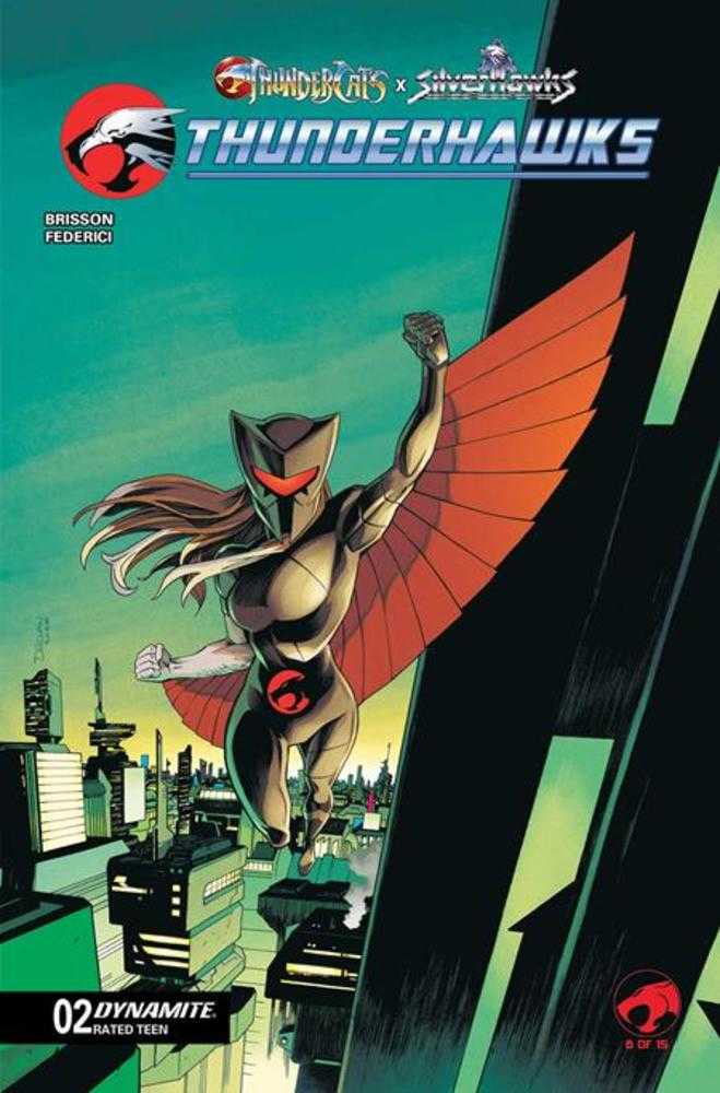 Stock Photo of  Thundercats X Silverhawks Thunderhawks #2 Cover B Declan Shalvey Variant Dynamite Entertainment Comics sold by Stronghold Collectibles of Acadiana Lafayette, LA