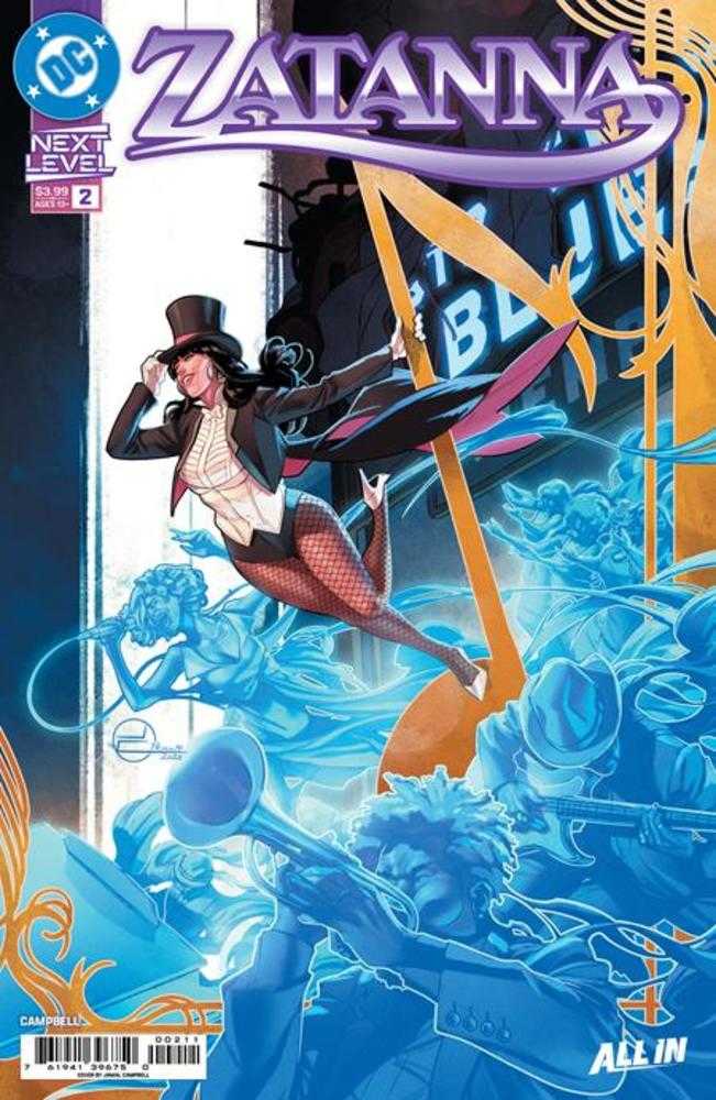 Stock Photo of  Zatanna (2026) #2 Cover A Jamal Campbell DC Comics Comics sold by Stronghold Collectibles of Acadiana Lafayette, LA