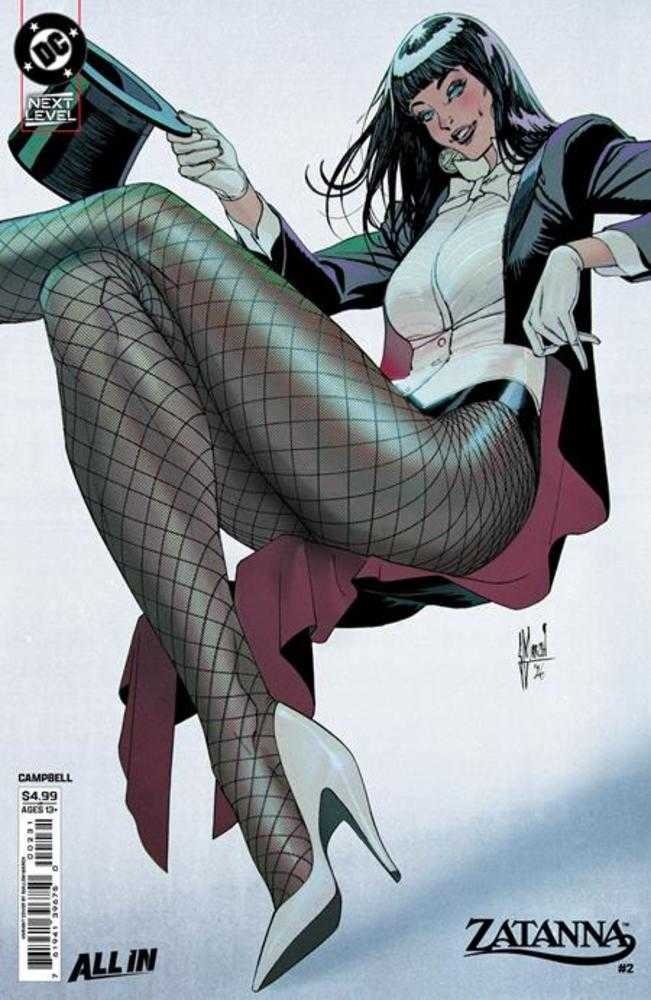 Stock Photo of  Zatanna (2026) #2 Cover C Guillem March Card Stock Variant DC Comics Comics sold by Stronghold Collectibles of Acadiana Lafayette, LA