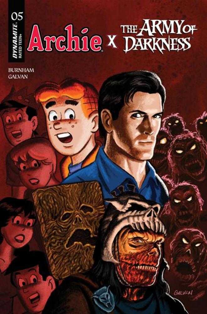 Stock Photo of  Archie X Army Of Darkness #5 Cover B Bill Galvan Variant Dynamite Entertainment Comics sold by Stronghold Collectibles of Acadiana Lafayette, LA